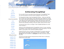 Tablet Screenshot of paragliding-tales-and-reviews.com